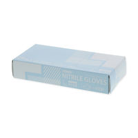 シモジマ ニトリルグローブ ブルー L 004771350 1セット(1袋(100枚)×20)