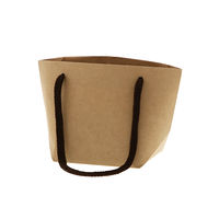 【ケース販売】HEIKO 紙袋 ボートチャームバッグ SS 未晒無地 005390100 1ケース(10枚入×10袋)（直送品）