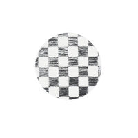 【ケース販売】HEIKO ギフトシール 市松文様 銀 007062863 1ケース(32枚入×10束 合計320枚)（直送品）