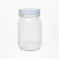 【ケース販売】保存瓶 白スクリューキャップ 10個セット SR450 007896015 1ケース(10個入×6セット 計60個)（直送品）