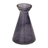 【ケース販売】リード商事 フラワーベース カラーベース HTGL-16PU パープル 008700964 1ケース(6個入)（直送品）