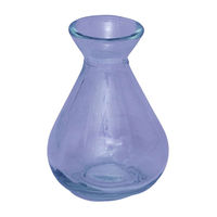 【ケース販売】リード商事 フラワーベース カラーベース HTGL-17PU パープル 008700965 1ケース(6個入)（直送品）