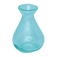 【ケース販売】リード商事 フラワーベース カラーベース HTGL-17BL ブルー 008700969 1ケース(6個入)（直送品）