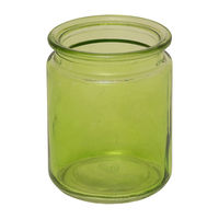 【ケース販売】リード商事 フラワーベース カラーベース HTGL-19GR グリーン 008700975 1ケース(6個入)（直送品）