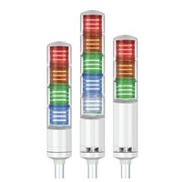 Qlight 積層信号灯 QTC60LF-BZ-5-12-WWGRR 1台（直送品）