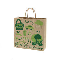 シモジマ 【ケース販売】HEIKO 紙袋 25チャームバッグ 3才 エコライナーアース 003261512（直送品）