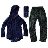 Makku（マック） くるっとパックレインスーツ　ネイビー×ブラック　Mサイズ　AS-7660　1着（直送品）