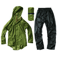 Makku（マック） くるっとパックレインスーツ カーキ×ブラック　Lサイズ　AS-7660　1着（直送品）