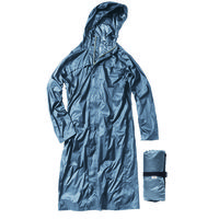 Makku（マック） くるっとパックレインコート ブルーグレー Lサイズ　AS-7670　1着（直送品）