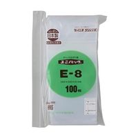 エスコ（esco） 140x100mm ポリ袋（チャック付/100枚） 1セット（1000枚：100枚×10袋） EA944CA-140A（直送品）