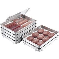 イケダ 抗菌生鮮バット 6枚取 0-7458-01 1ケ（直送品）