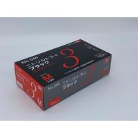 エブノ ニトリルトライ3ブラック パウダーフリー M 3，000枚入(100枚×30箱) 569 1ケース（直送品）