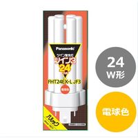 パナソニック ツイン蛍光灯　ツイン3（6本束状ブリッジ）　24形　電球色 FHT24EXーLJF3 1箱(10個入)