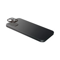 iPhone14 レンズカバー カメラ保護 ガラス アルミフレーム 高透明 エレコム