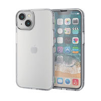 iPhone14/13 ケース カバー ハード 360度全面保護 軽量 スリム カメラ周り保護 クリア エレコム 1個（直送品）