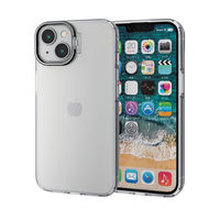 iPhone14/13 ケース カバー ハイブリッド カメラ周り保護 スタンド機能付（横置き） エレコム