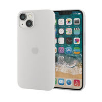 iPhone14/13 ケース カバー ソフト 最軽量 超極薄 カメラ周り保護 マットクリア エレコム 1個（直送品）