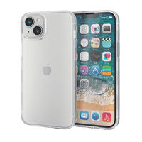 iPhone14 Plus ケース カバー ハード 360度全面保護 軽量 スリム カメラ周り保護 クリア エレコム 1個（直送品）
