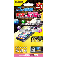 iPhone14 Pro ガラスフィルム 高透明 ゲーム 用 強化ガラス エレコム
