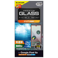 Google Pixel6a ガラスフィルム 高透明 ブルーライトカット 指紋認証対応 PM-P221FLGGBL エレコム 1個（直送品）