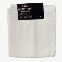 林 ハンドタオル ホテルタイプ バラエティカラー 30枚セット アイボリー WM600513 1セット(30枚入)（直送品）