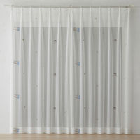 スミノエ PEANUTS セミオーダー レースカーテン ツールズボイル 3000×1490mm ホワイト １セット(2枚入)（直送品）