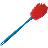 バーテック バーキュート柄付たわしLサイズ赤 柄(青)BCTABHーLR 63305101 1個 201-8407（直送品）