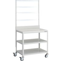 トラスコ中山 TRUSCO スーパーラックデスク型フリーバー式 ウレタン車輪付 BDD-993B4TNUW 1台 269-7218（直送品）