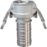 工場設備配管・各種機械組込用 カムロック ツインロックタイプカプラー ホースシャンク 3インチ ステンレススチール 633ーCLー3ーSST（直送品）