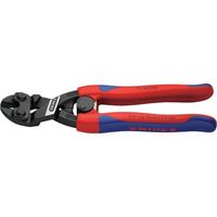 KNIPEX 200mm ミニクリッパー(強力型/20度ベント)リセス付 7142-200 1丁 337-1110（直送品）