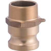 トヨックス カムロック アダプター オネジ ブロンズ 633ーFB 4インチ BR 633-FB-4-BR 1個 352-1755（直送品）