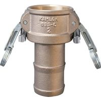 カムロック ツインロックタイプカプラー ホースシャンク ブロンズ 633ーCL 1ー1/2インチ BR 633-CL-1-1/2-BR 1個（直送品）