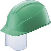 谷沢製作所 タニザワ エアライトS搭載ヘルメット(アメリカンタイプ・溝付・シールド付) 帽体色:グリーン 0123J-SH-G2-J 1個（直送品）