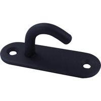 ダイドーハント DAIDOHANT ステンレス スリムオープンアイプレート (マットブラック) [6mm] 10104105 1個（直送品）