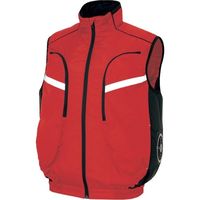 アイトス 物流作業対応型空調服ベスト(空調服TM) レッド S AZ50195-009-S 1着 368-7217（直送品）