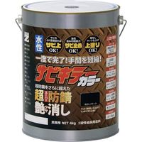 BANーZI BAN―ZI 防錆塗料 サビキラーカラー艶消し 4kg つや消し黒 B-SKCT/K04B 1缶 370-0146（直送品）