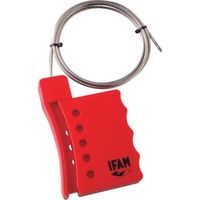 IFAM イファム ロックアウト用ケーブルロック 5穴 1.8m 000467 1個 385-7049（直送品）