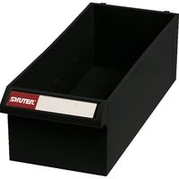 Shuter キャビネットA8型用引出し ブラック ABS樹脂 A8N 1個 381-9458（直送品）
