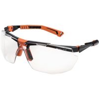 Univet ユニベット 一眼型保護メガネ 5X1 ブラック×オレンジ 5X1.40.02.00 1個 380-0779（直送品）