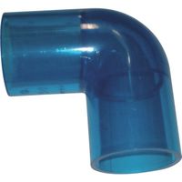 積水化学工業 エスロン HI継手 透明ブルー エルボ 13 EHIL13 1個 494-9528（直送品）