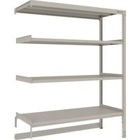 TRUSCO スチールラック M2型軽中量棚 台車天板収納型 1460X600XH1800 4段 連結 M2-DB6564B 1台（直送品）