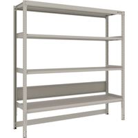 TRUSCO スチールラック M2型軽中量棚 台車天板収納型 1760X450XH1800 4段 単体 M2-DB6644 1台（直送品）