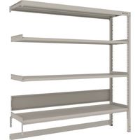 TRUSCO スチールラック M2型軽中量棚 台車天板収納型 1760X450XH1800 4段 連結 M2-DB6644B 1台（直送品）