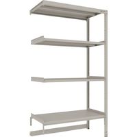 TRUSCO スチールラック M2型軽中量棚 台車天板収納型 1160X600XH2100 4段 連結 M2-DB7464B 1台（直送品）