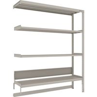 TRUSCO スチールラック M2型軽中量棚 台車天板収納型 1760X450XH2100 4段 連結 M2-DB7644B 1台（直送品）