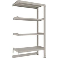 TRUSCO スチールラック M3型中量棚 台車天板収納型 W1200XD571XH2100 4段 連結 M3-DB7464B（直送品）