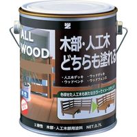 BANーZI BAN―ZI 木部・人工木用塗料 ALL WOOD 0.7L ナチュラル 19ー50F K-ALW/L07E1 1缶（直送品）