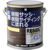 BANーZI BAN―ZI 樹脂・アルミ(サッシ・外壁)用塗料 RESIDE 0.7L クリーム 25ー90H L-RSD/L07D2 1缶（直送品）