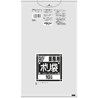 日本サニパック サニパック Nー95 Nシリーズ90L 透明 0.03薄口 10枚 N-95-CL 1冊(10枚) 176-9550（直送品）