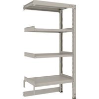 TRUSCO スチールラック M3型中量棚 台車天板収納型 W900XD571XH1800 4段 連結 M3-DB6364B（直送品）